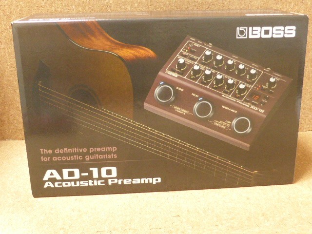 Boss AD-10 Acoustic Preamp Processor Effects Pedal New in Box