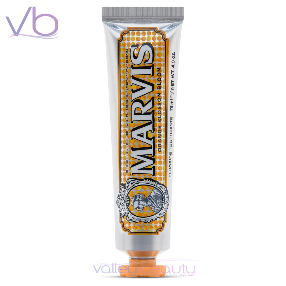 MARVIS Limited Edition Orange Blossom Bloom Toothpaste with Floral Tones, 75ml