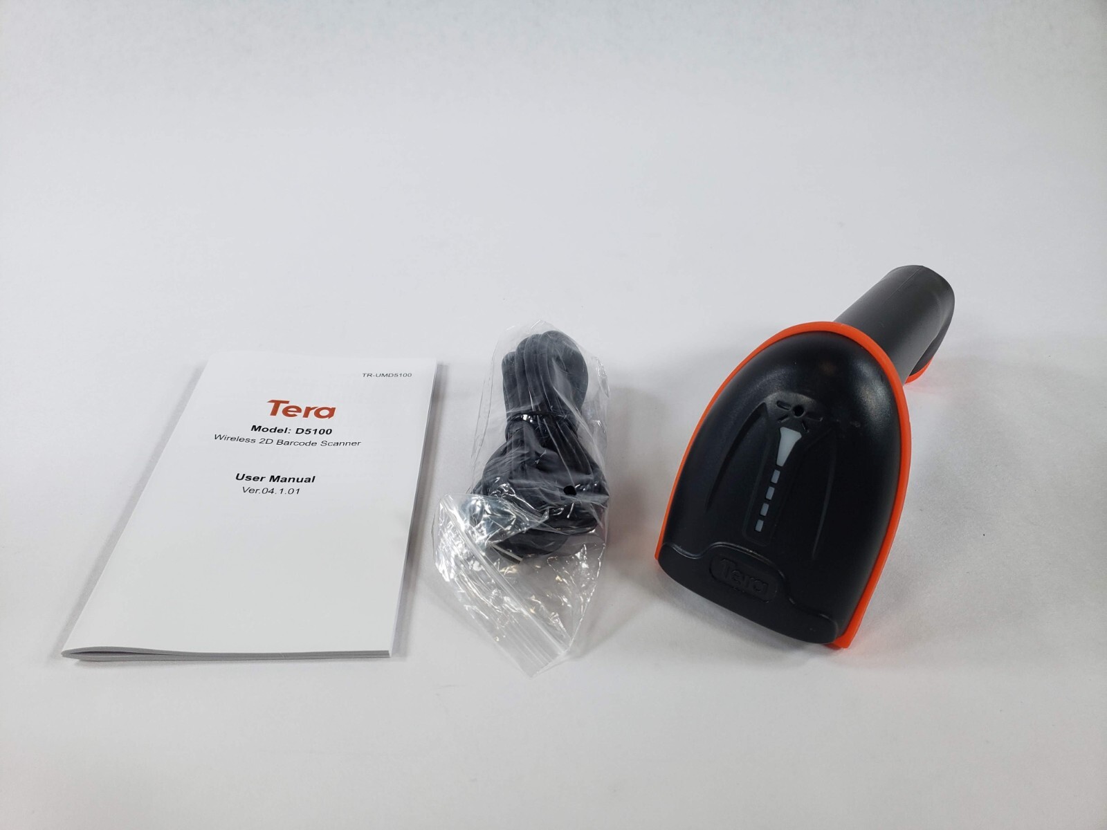 Tera Barcode Scanner Wireless Versatile 2-in-1 2.4Ghz Wireless+USB 2.0 Wired