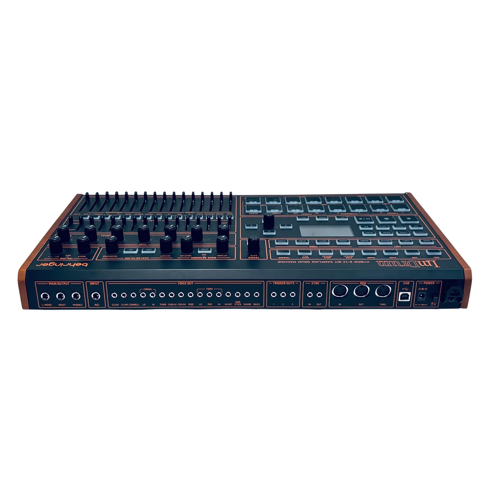 Behringer LM Drum Hybrid 8/12-Bit Sampling Drum Machine