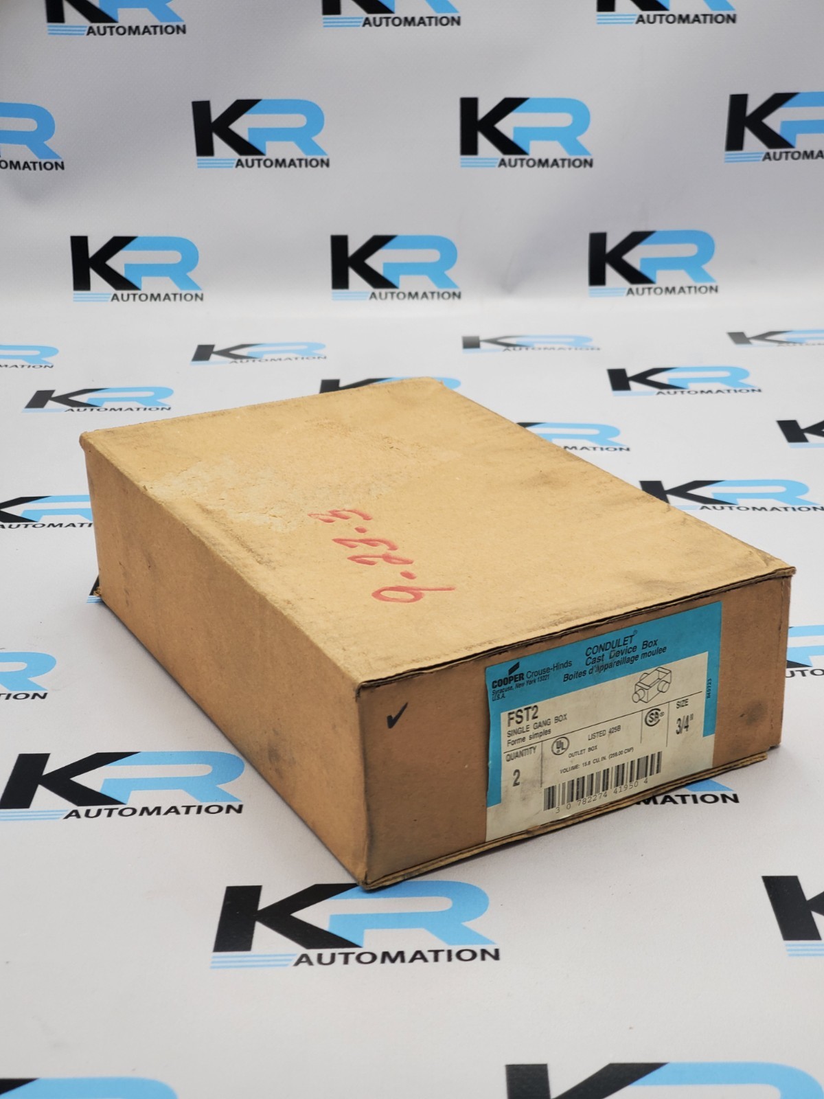 NEW Cooper FST2 Single Gang Box *PK OF 2*