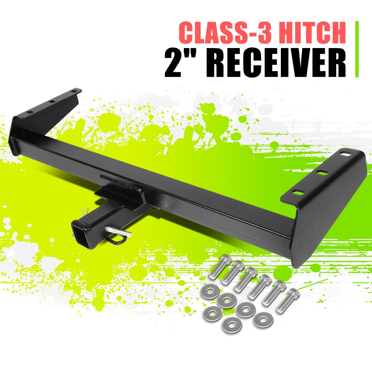 Class-3 Trailer Hitch Receiver Rear Bumper Towing 2" for Frontier Equator 05-20