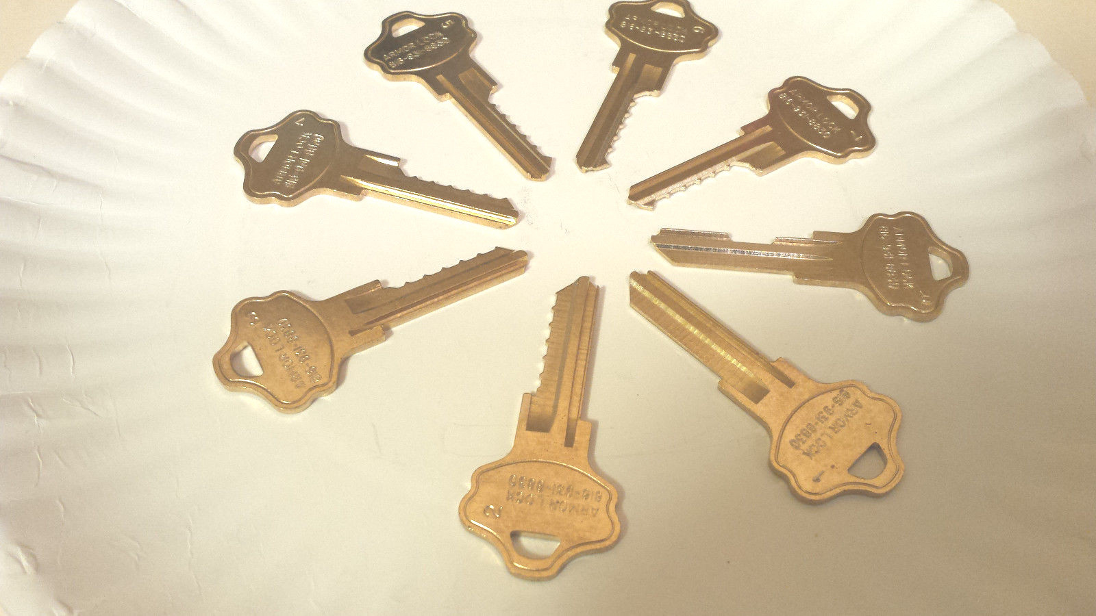 Locksmith Space & Depth Keys Kwik-Set TITAN 6-PIN LOT