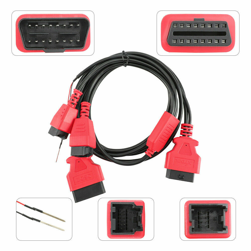 XTOOL 12+8 Pin Auto Diagnostic Cable FCA Cable for Chrysler work with D7 D8 D9