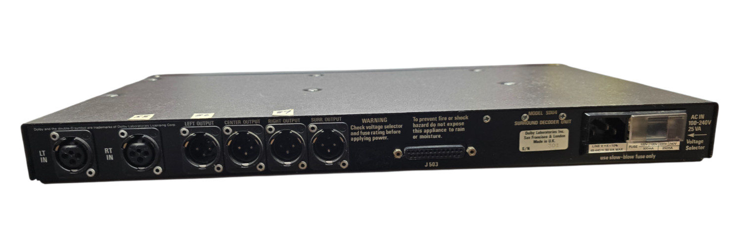 Vintage Dolby Surround Decoder Unit Model SDU4