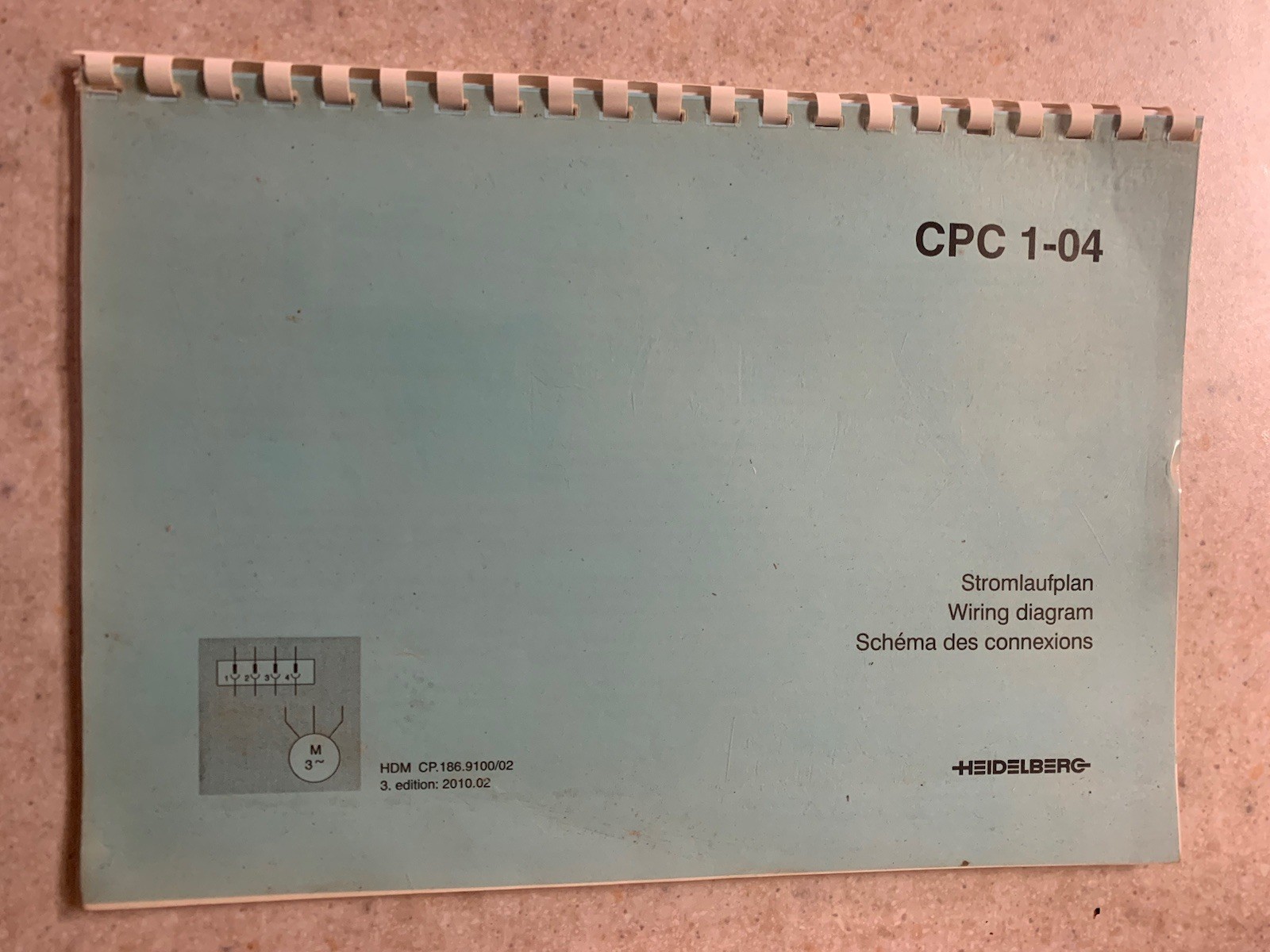 Heidelberg CPC. 1-04 Wiring Diagram