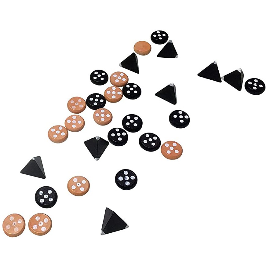 WE Games Replacement Wooden Game Pieces from The Game of UR - Extra Set of