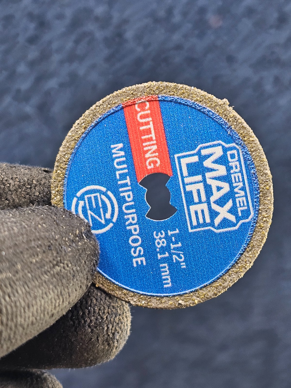 (QTY 5) Dremel Max Life 1-1/2" Diamond Cutting Blade Multipurpose