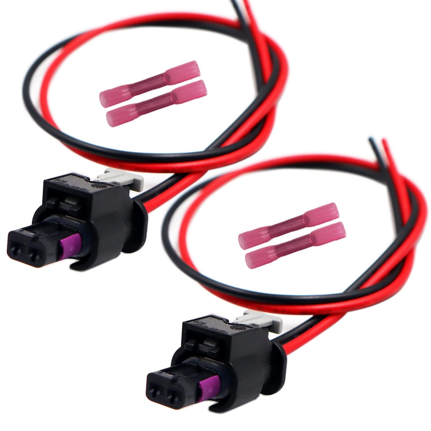 2pcs 2-Pin Side Marker Light Connector Compatible with Dodge Durango 2021-2023 4