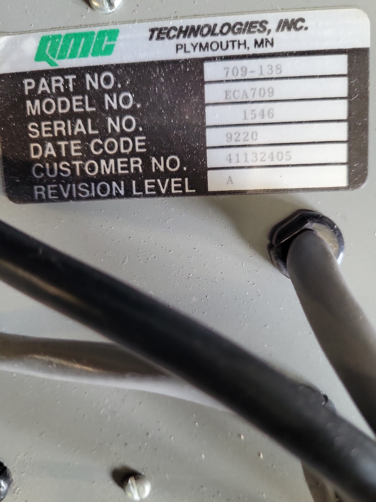QMC Technologies 709-138 Power Supply Universal Instruments VCD 6241B
