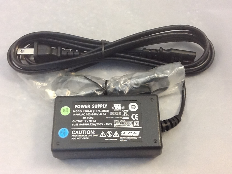 12V DC 2.0 AMP Medical Grade Power Supply, UL 60601, Medlight 630 Pro