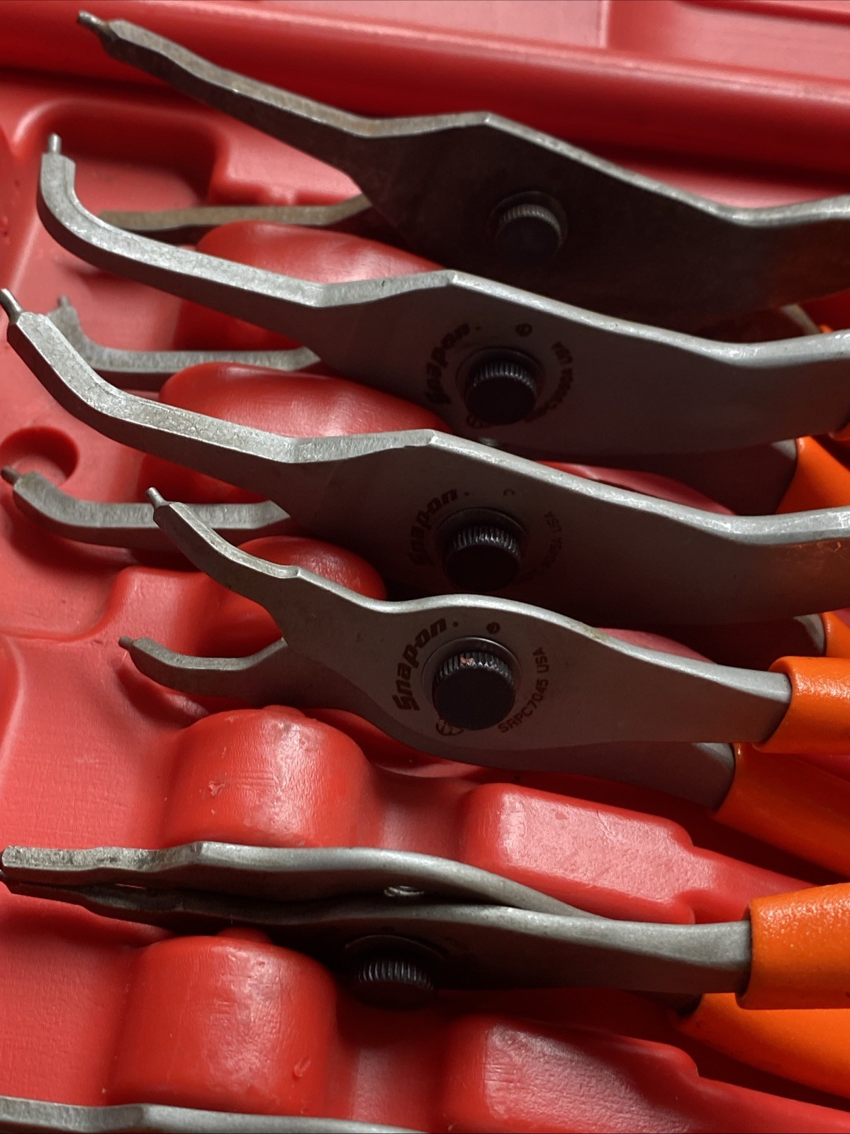 SNAP ON KIT SRPC113 SNAP RING PLIERS ORANGE COLOR