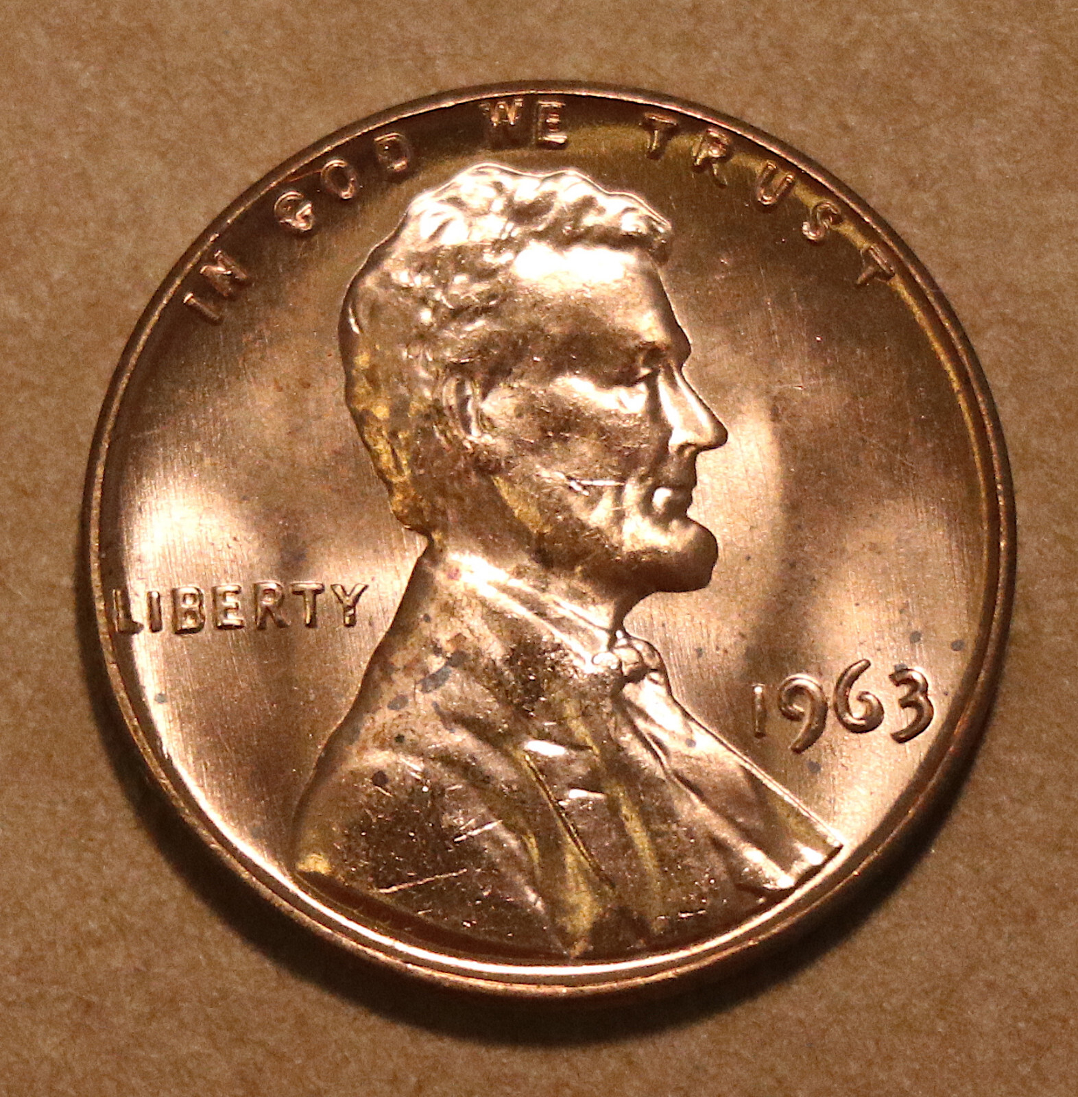 1963 Lincoln Memorial cent  BU