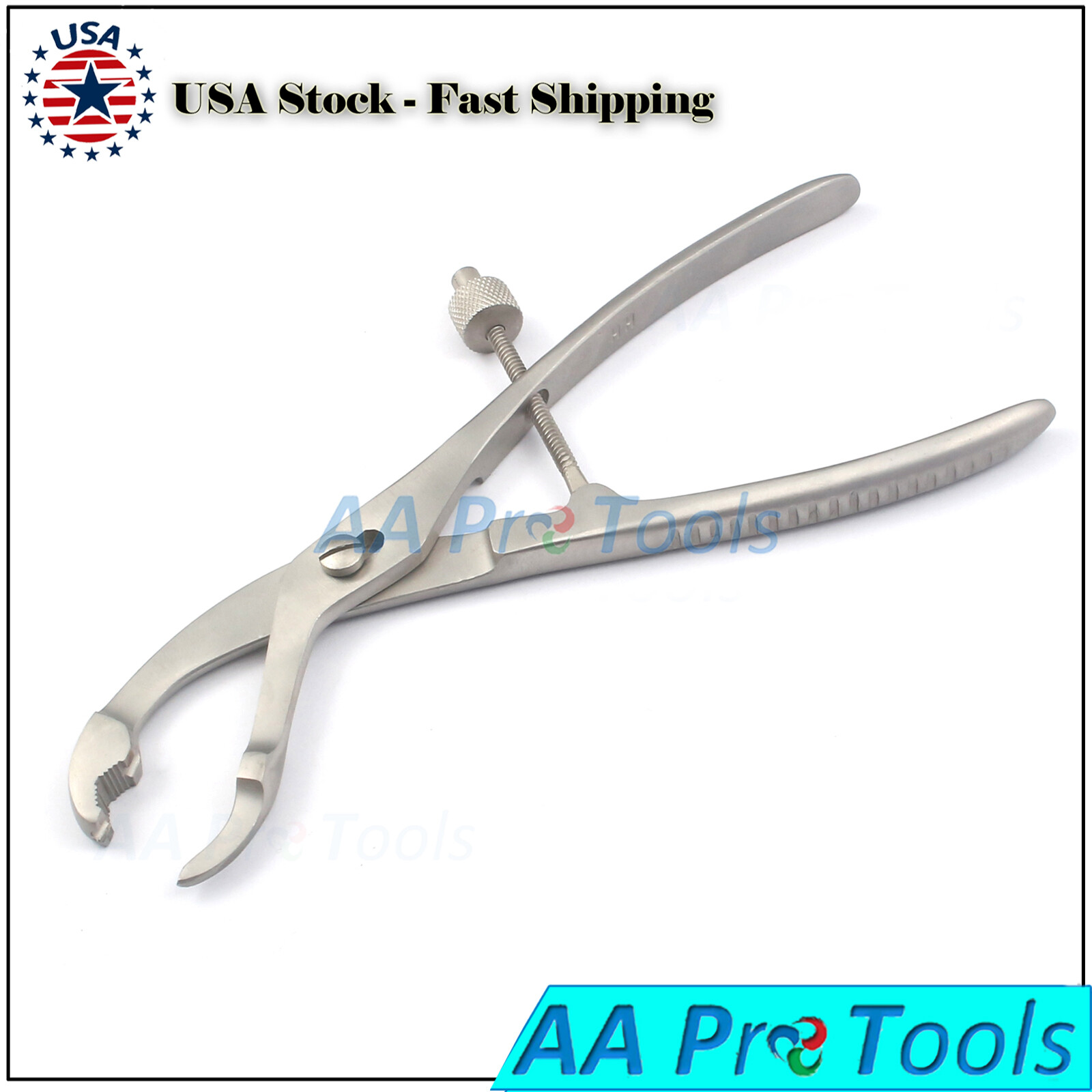 Verbrugge Bone Holding Forceps 6" With Screw Speed Lock Orthopedic Instruments