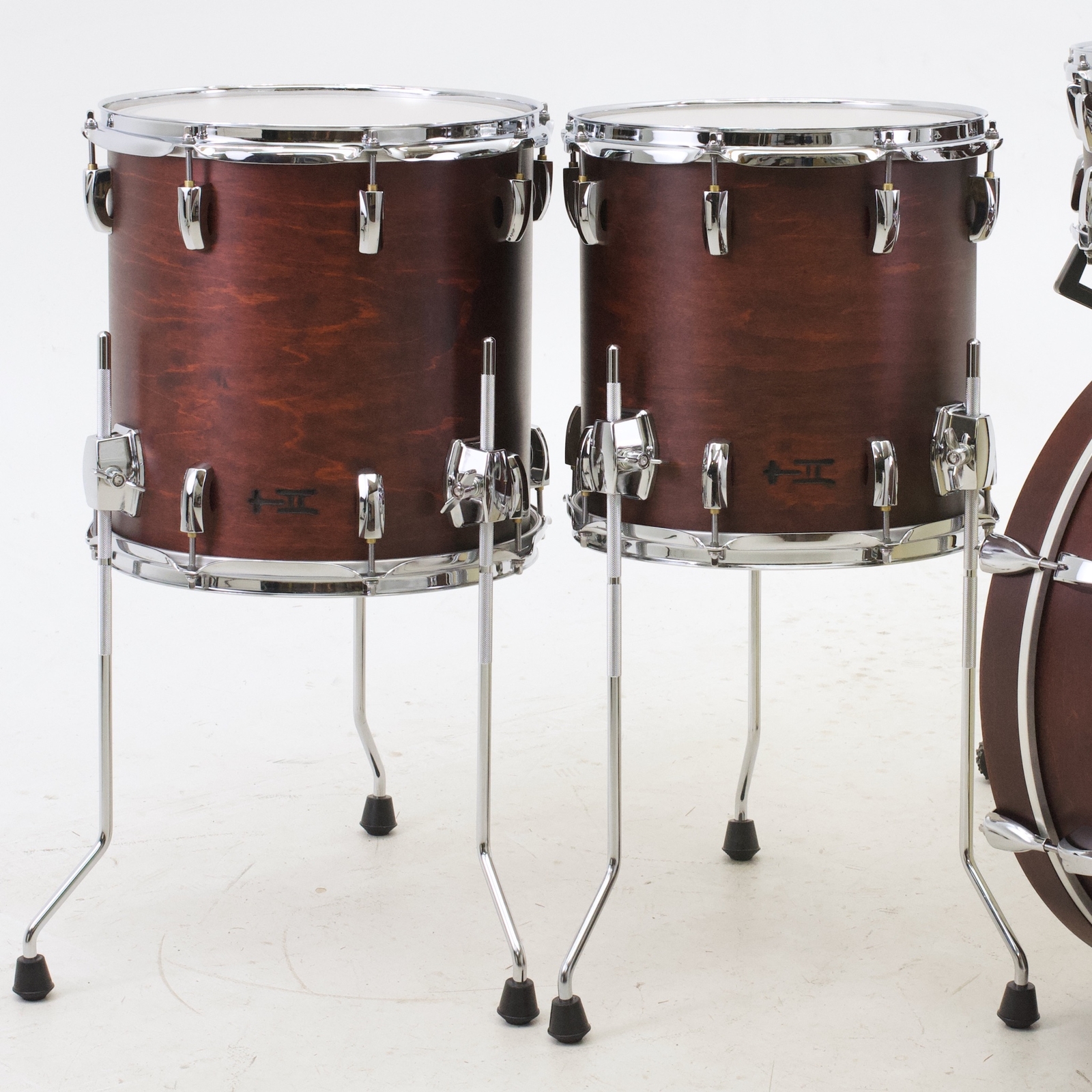 TreeHouse Custom Drums 5-piece Up-Cycled Kit "Red Chocolate"
