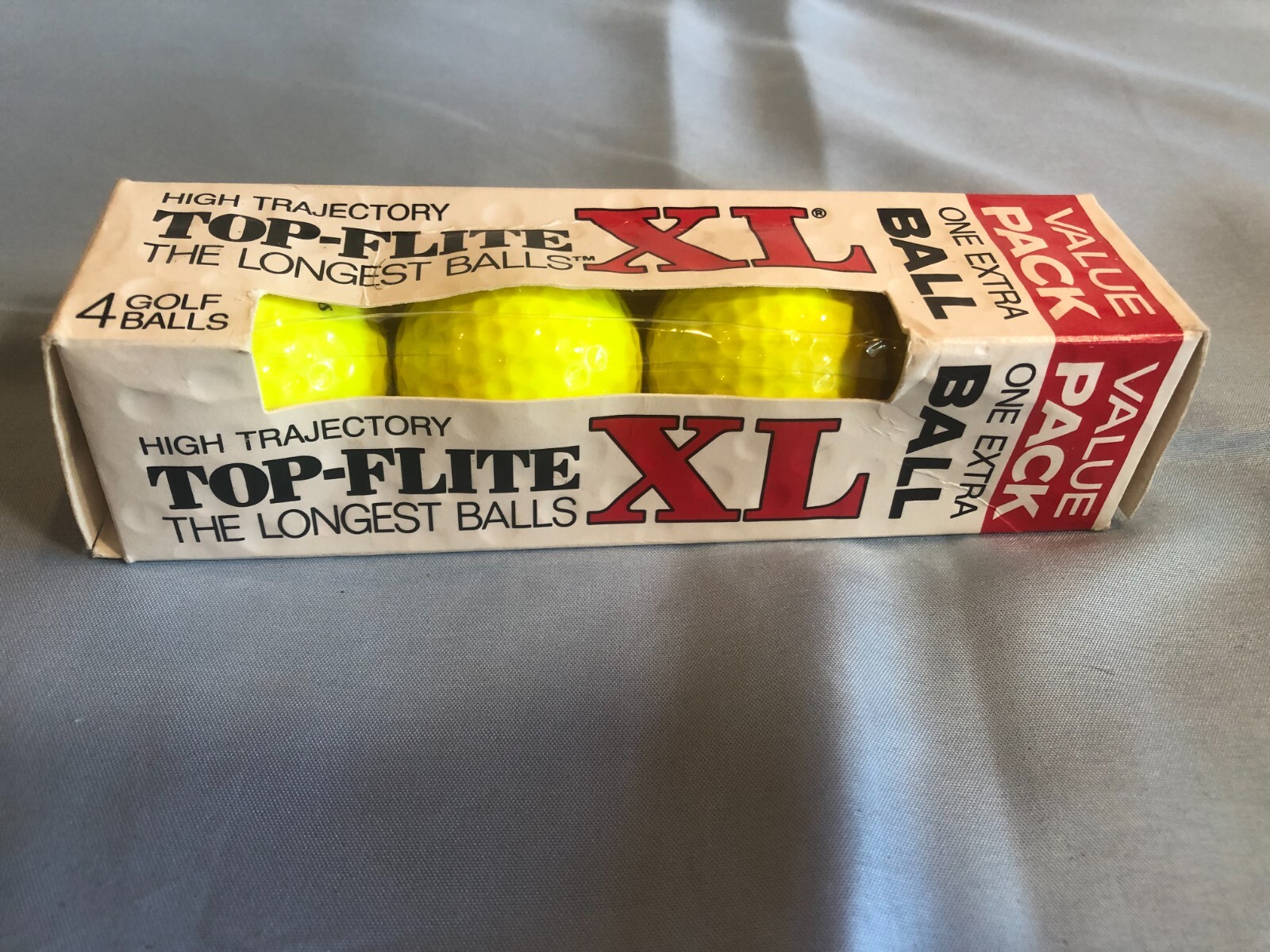 Top Flite XL High Trajectory Set of 4 Golf Balls #F47
