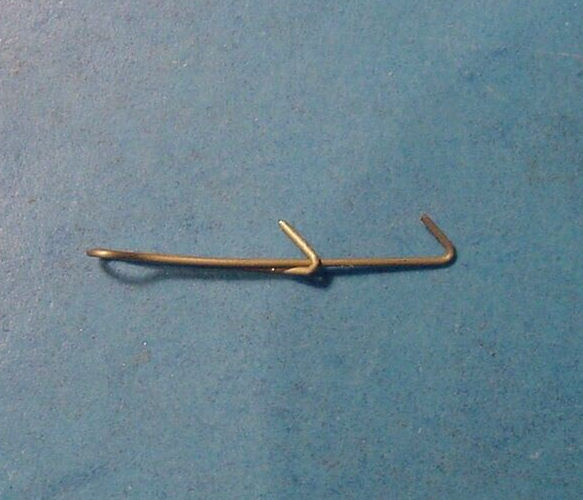 Lot of 25 Hyper Pin Wire Form Bait Keepers S.S. Spring Wire Clip For EZ Plastics