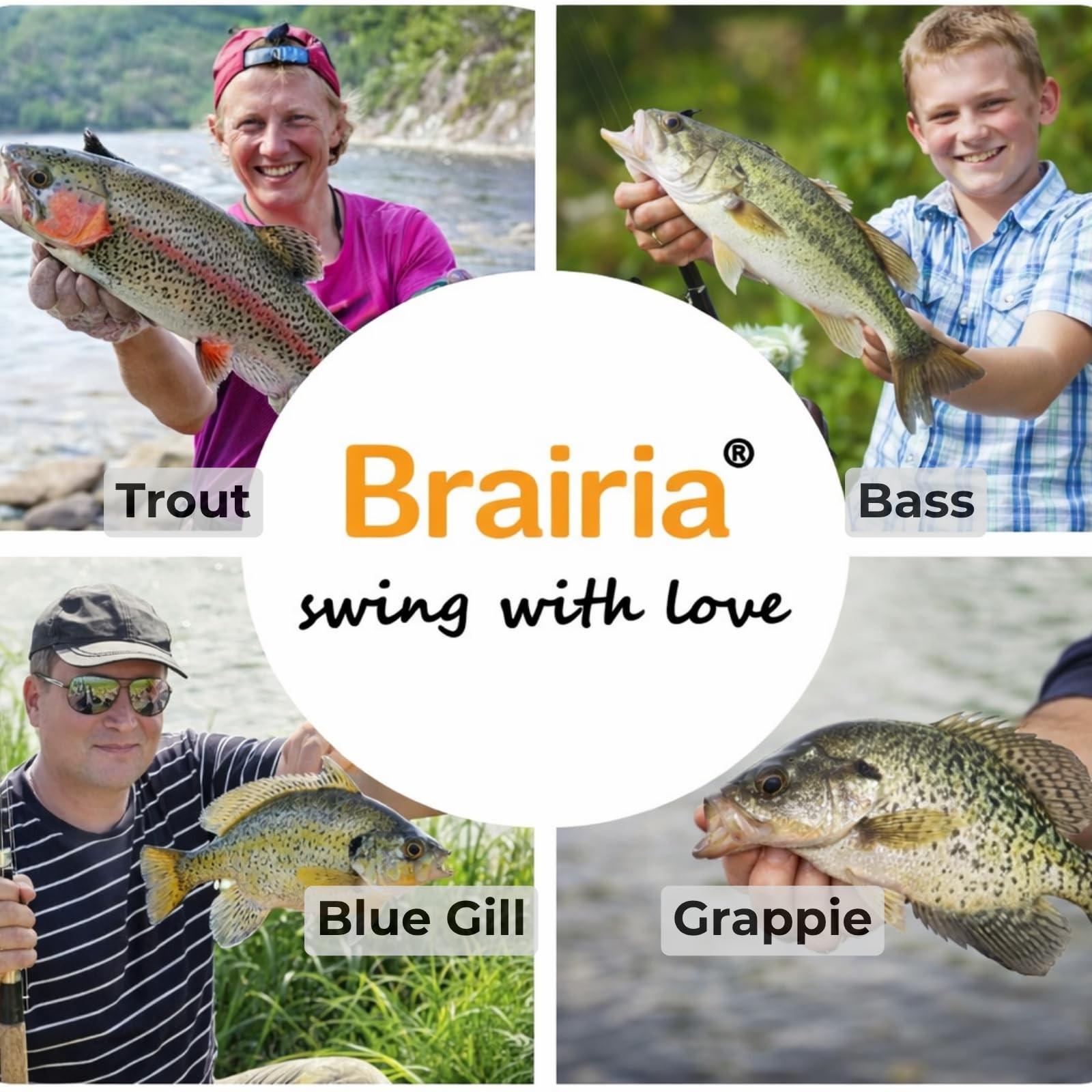 BRAIRIA Fly Tying Kit – Complete Starter Set with Tools & Materials, Fly Fish...