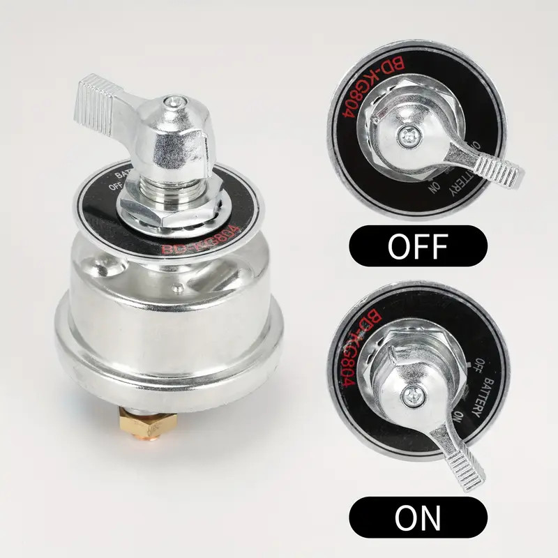 300A 12V High Current Master Battery Disconnect Switch Heavy Duty Power Cut Off