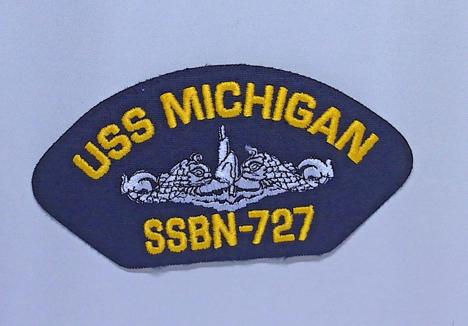 USS Michigan SSBN-727 US Navy Submarine  Patch Embroidered