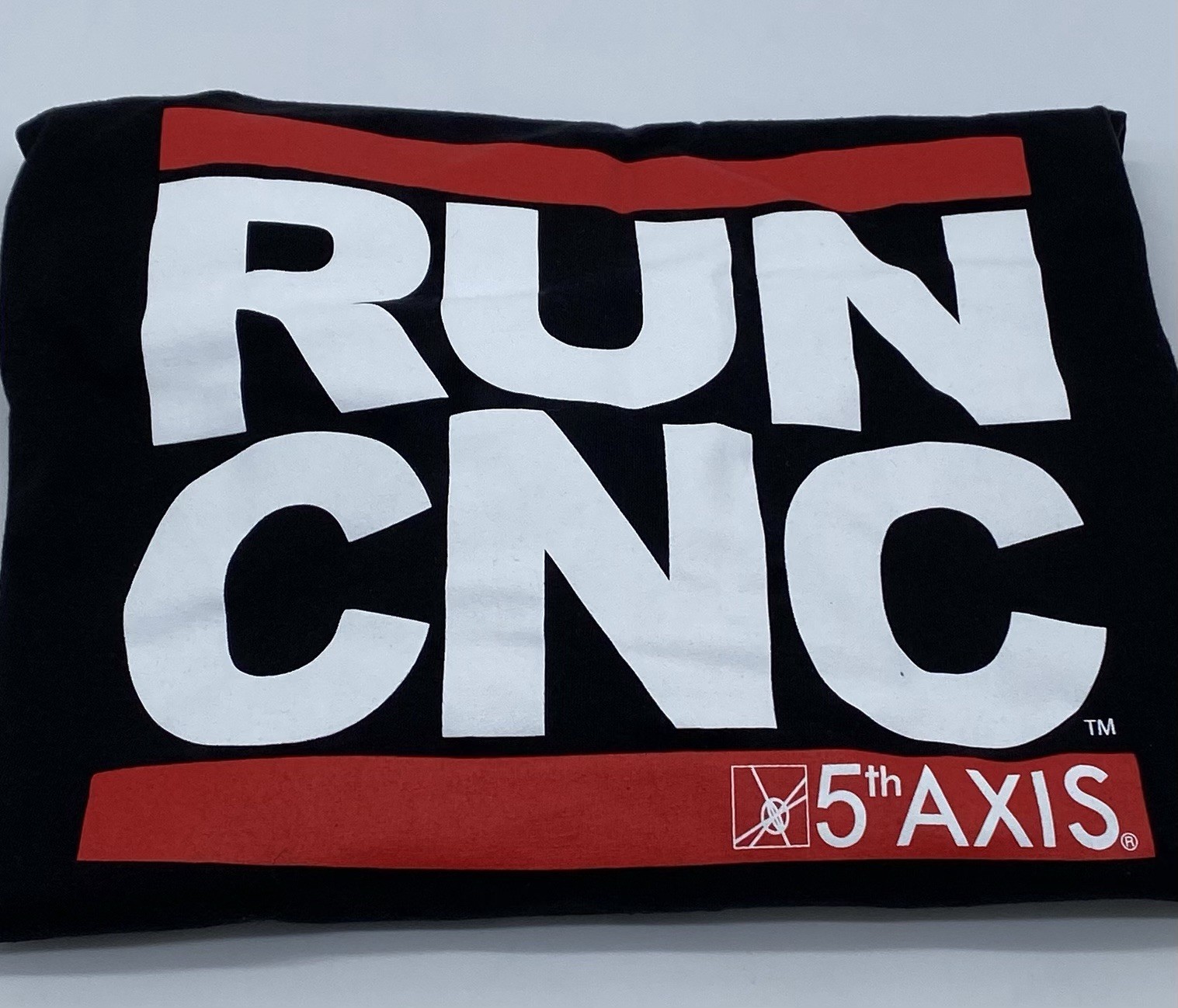 SHOT 🎯 Show 2026 "RUN CNC" 5th Axis Short Sleeve T-Shirt, Men's Size XL, NEW