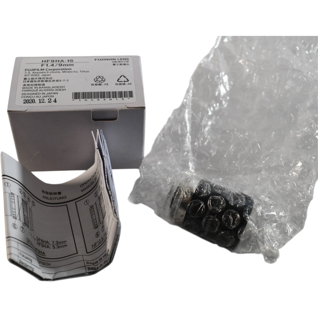 NEW Fujinon HF9HA-1S 9mm F1.4 Machine Vision Lens 1.5MP 2/3 C-Mount Anti-Vibrati