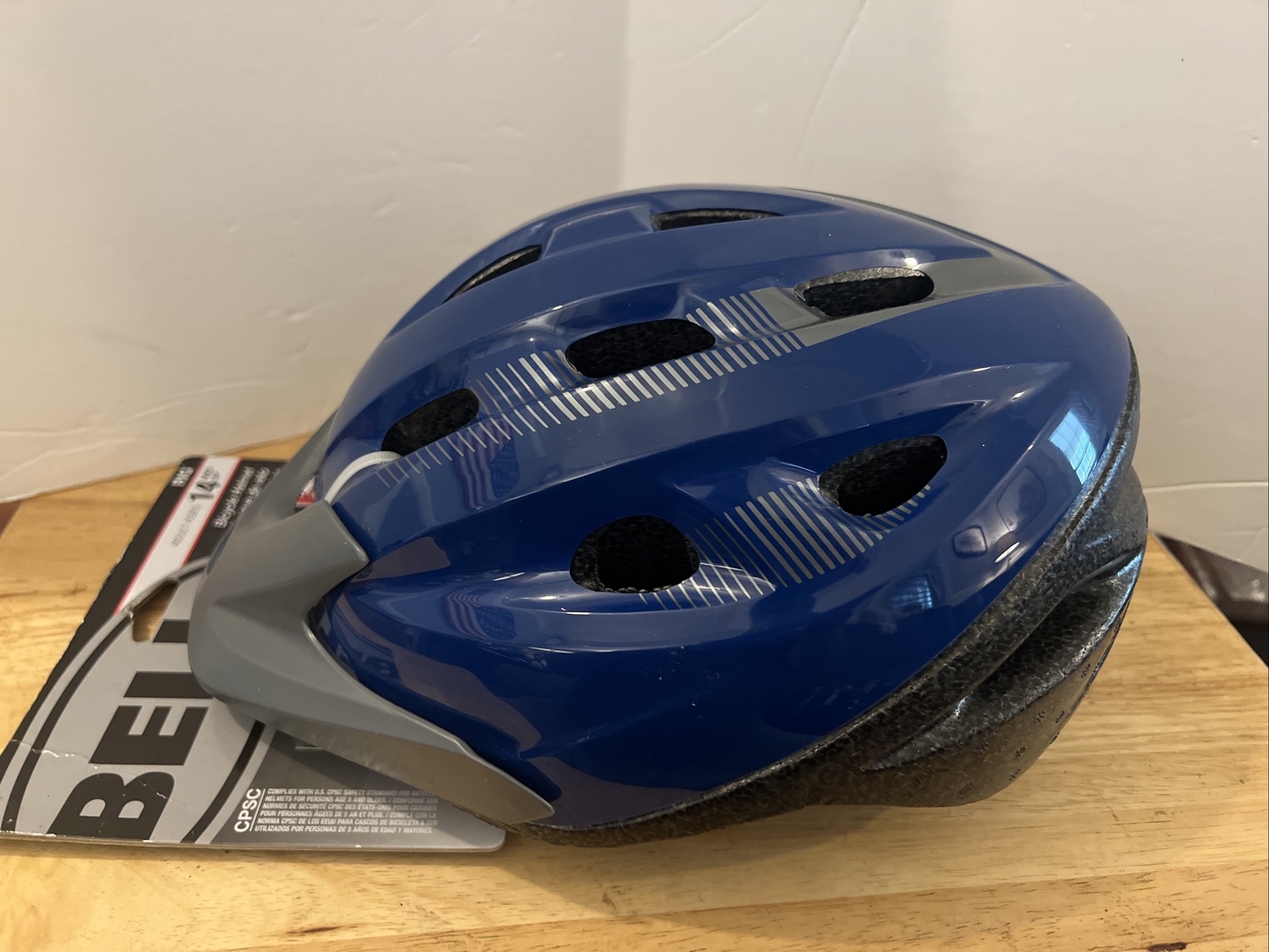 Adult Rig Bicyle Helmet, 7147120 Blue/Gray - 57-61 Cm Size Medium
