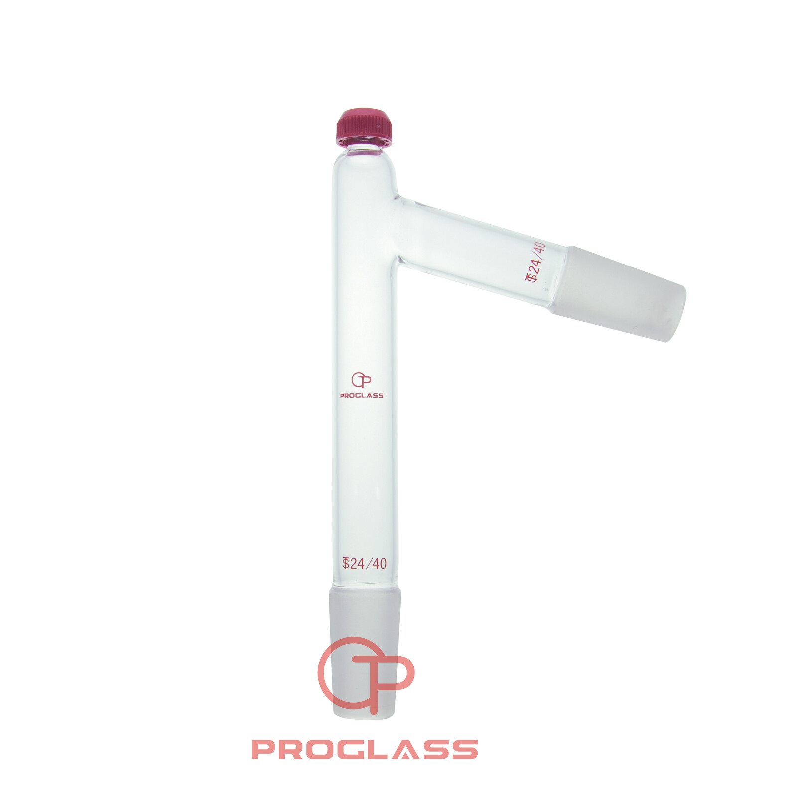 Laboratory Glass Distillation Thermometer Adapter 75°