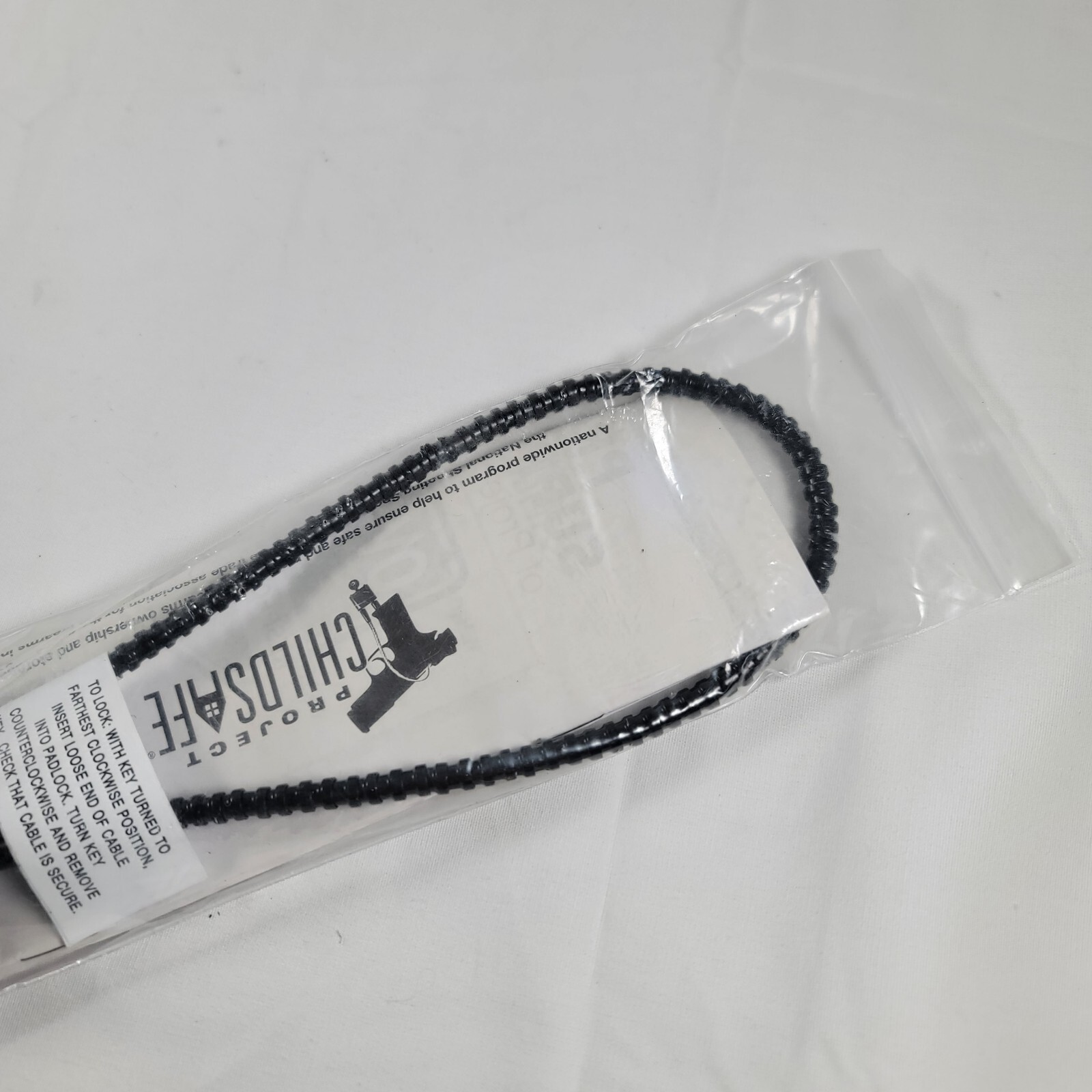 Gun Lock Cable Style 2 Keys Own It Respect It Secure It Project Child Safe New