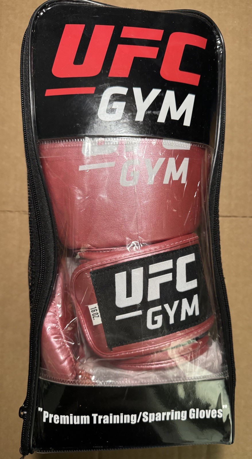 UFC Gym 16 Oz Premium Training Boxing Gloves Adult Unisex Pink
