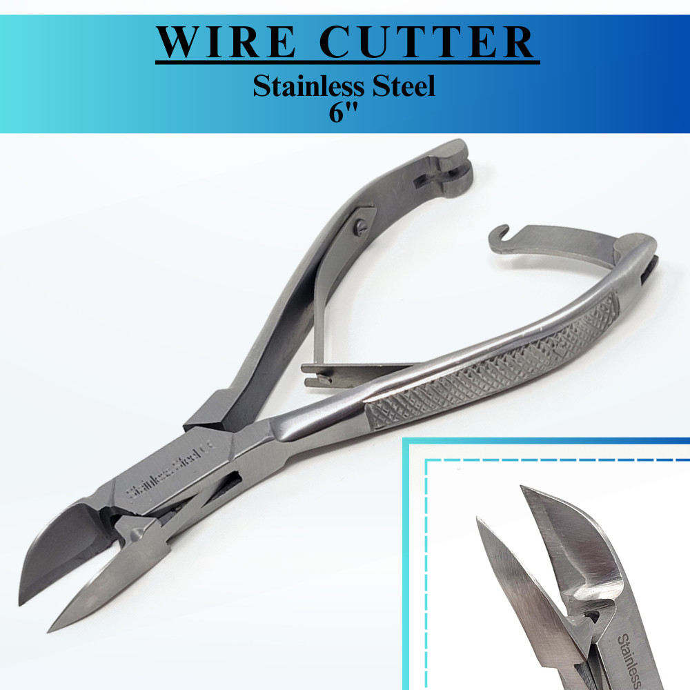 High-Precision Wire Cutter 6" for Safe Electrical Installations & Wiring Tasks