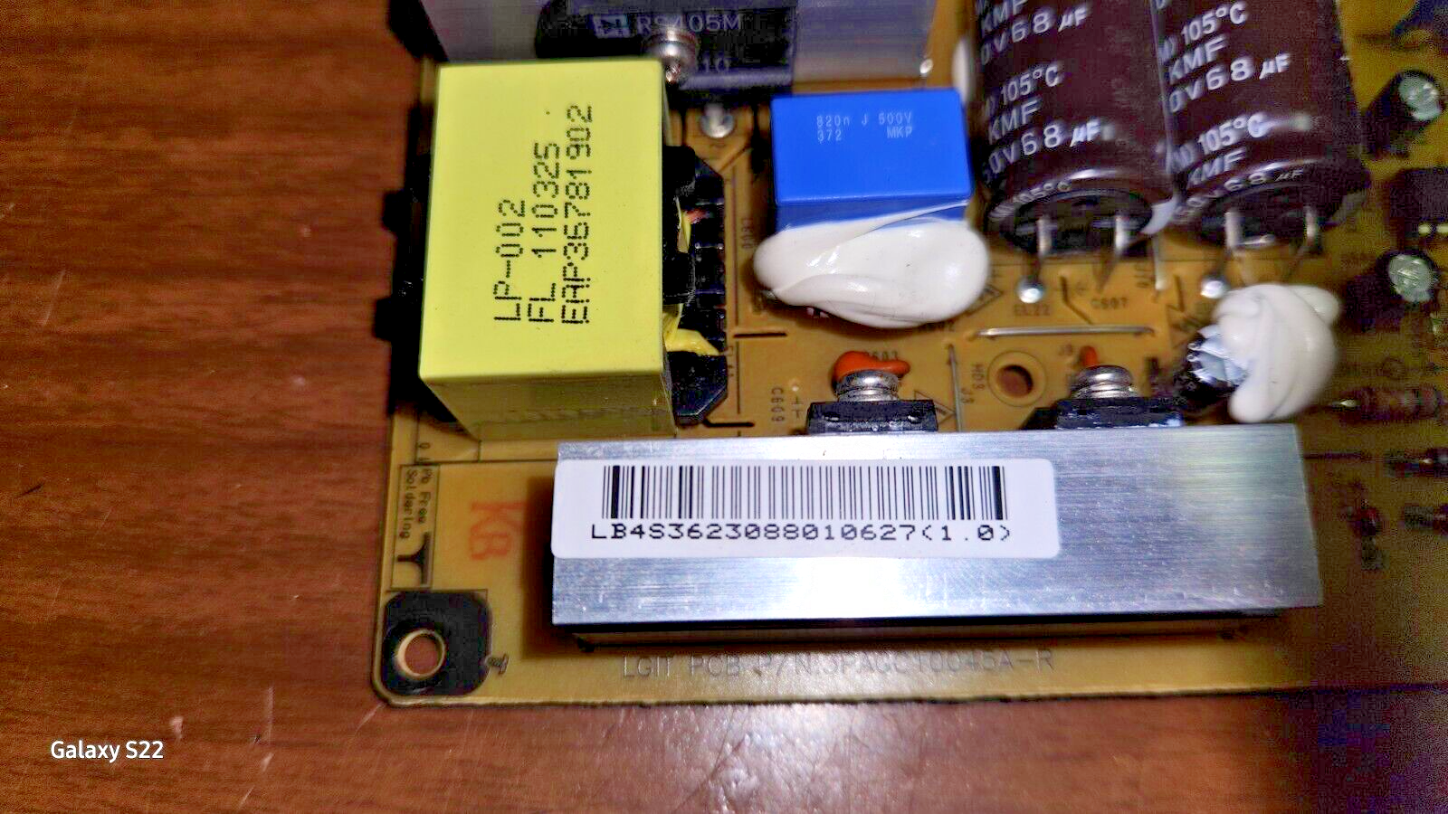 LG POWER SUPPLY BOARD EAY62308801 PULLED FROM MODEL 32LK330-UB.CUSDLH