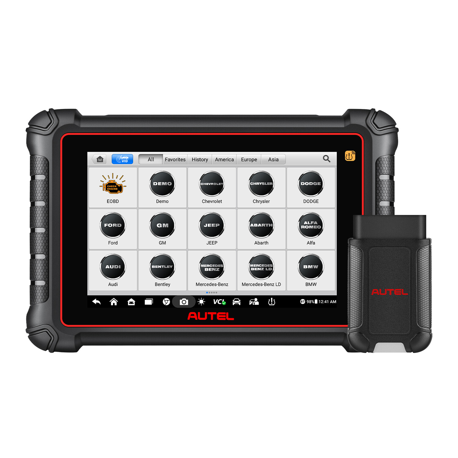 Autel MaxiCOM MK900TS TPMS Programming Reset Diagnostic Bi-directional Scanner