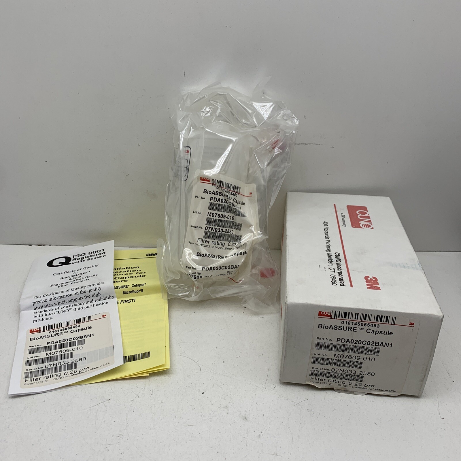 3M Cuno PDA020C02BAN1 BioAssure Filter Capsule 0.20µm