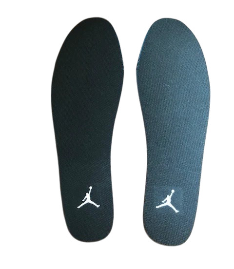 Nike Air Jordan Black Insoles White Jumpman Replacement Inserts - Mens 10 - New