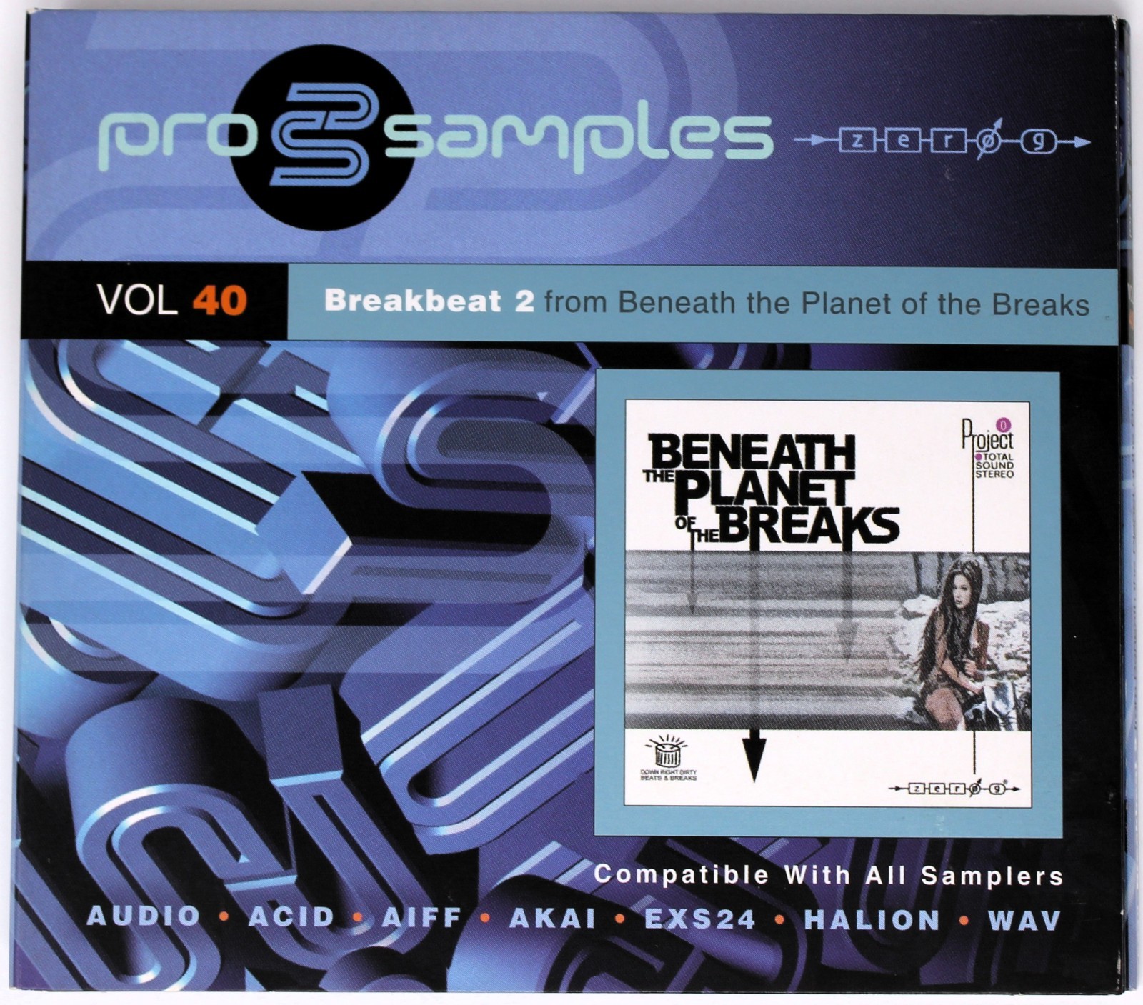 Zero-G Pro Samples 40 Breakbeat 2 Sample/Sound Library/Sampling 2 CD