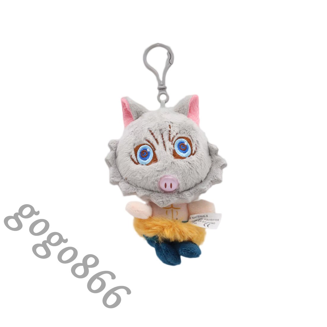 Pendant Stuffed Toy Demon Slayer Hashibira Inosuke Mini Plush Doll Original Gift