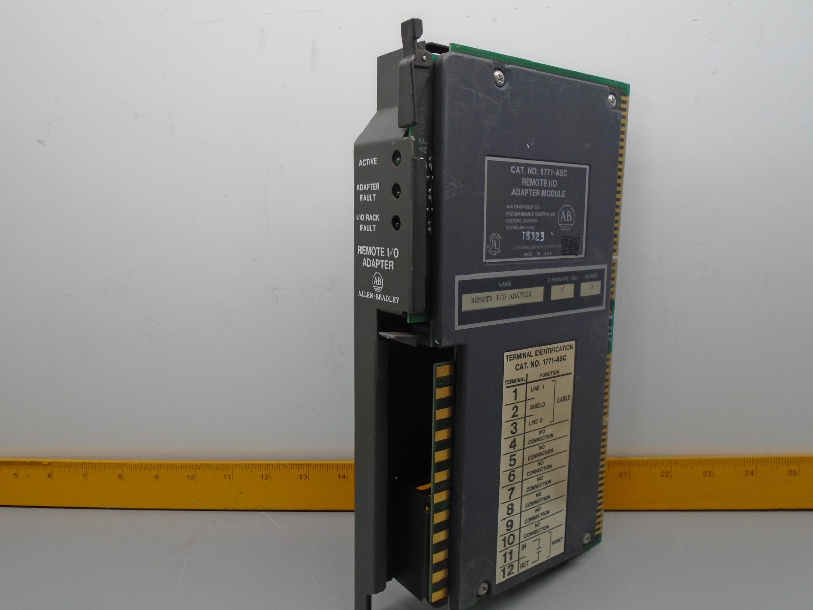 1771-ASC /A   frn F  Allen Bradley PLC 5 Remote I/O Adapter 1771ASC W553