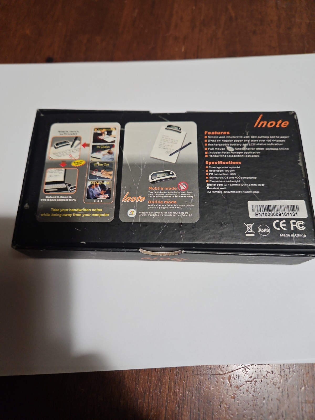 Inote Mobile Note Taker Complete New In Box
