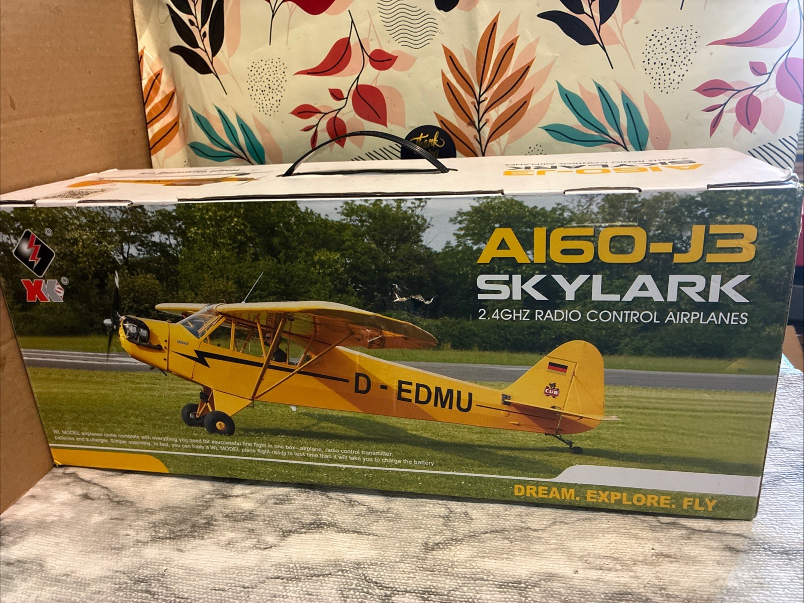 rc airplanes arf kits. XK A160-J3 Skylark. 2.4 GHZ 5ch radio control airplane