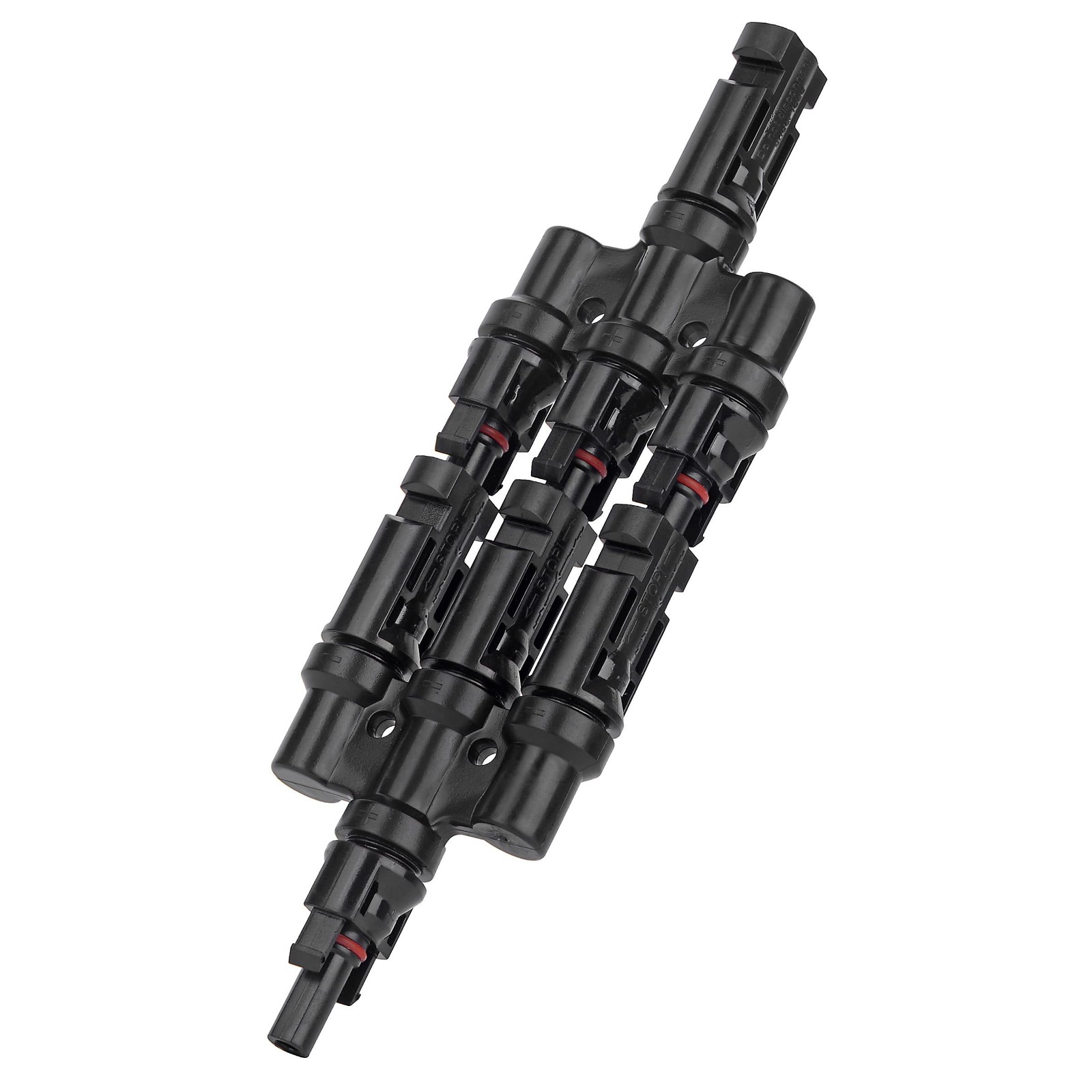 Solar Panel Connector 3 Way Branch MMMF/FFFM - DIY Mount Tool Solar Parallel ...