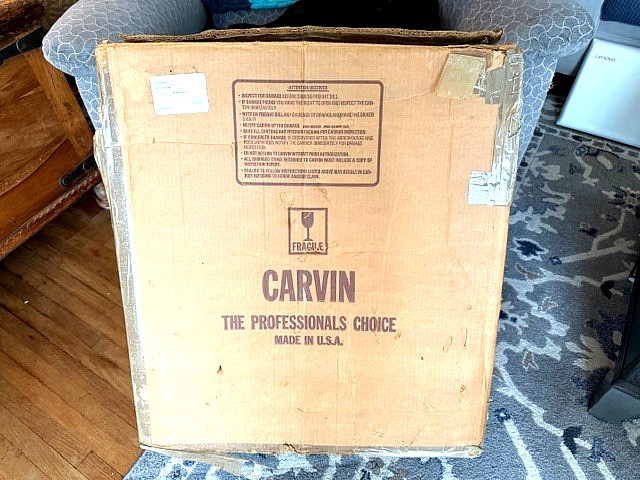CARVIN MX622 6 Ch. Analog Mixer Console W/ Tubes/ VU Meters/EQ ORIG BOX 1 OWNER