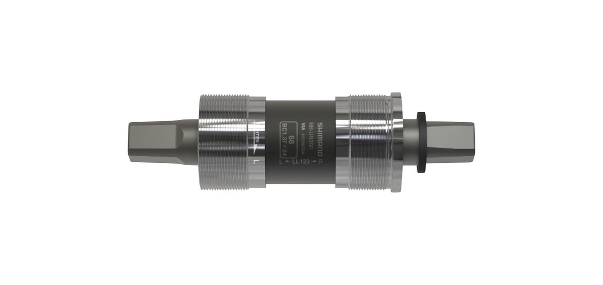 Shimano BB-UN300 Bottom Bracket - English 73 x 123mm Square Taper JIS Silver