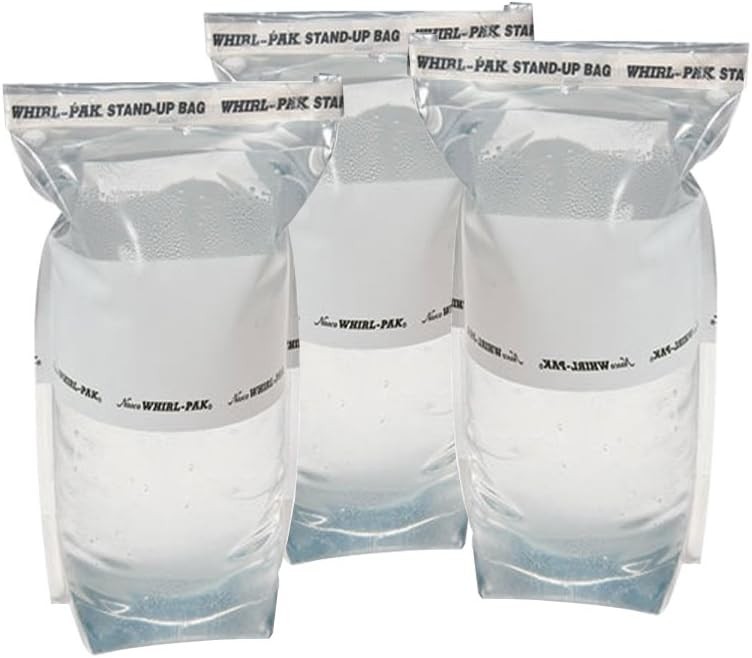 Survival Water Bags - Outdoors and Camping 1 Liter Stand Up Emergency Water...