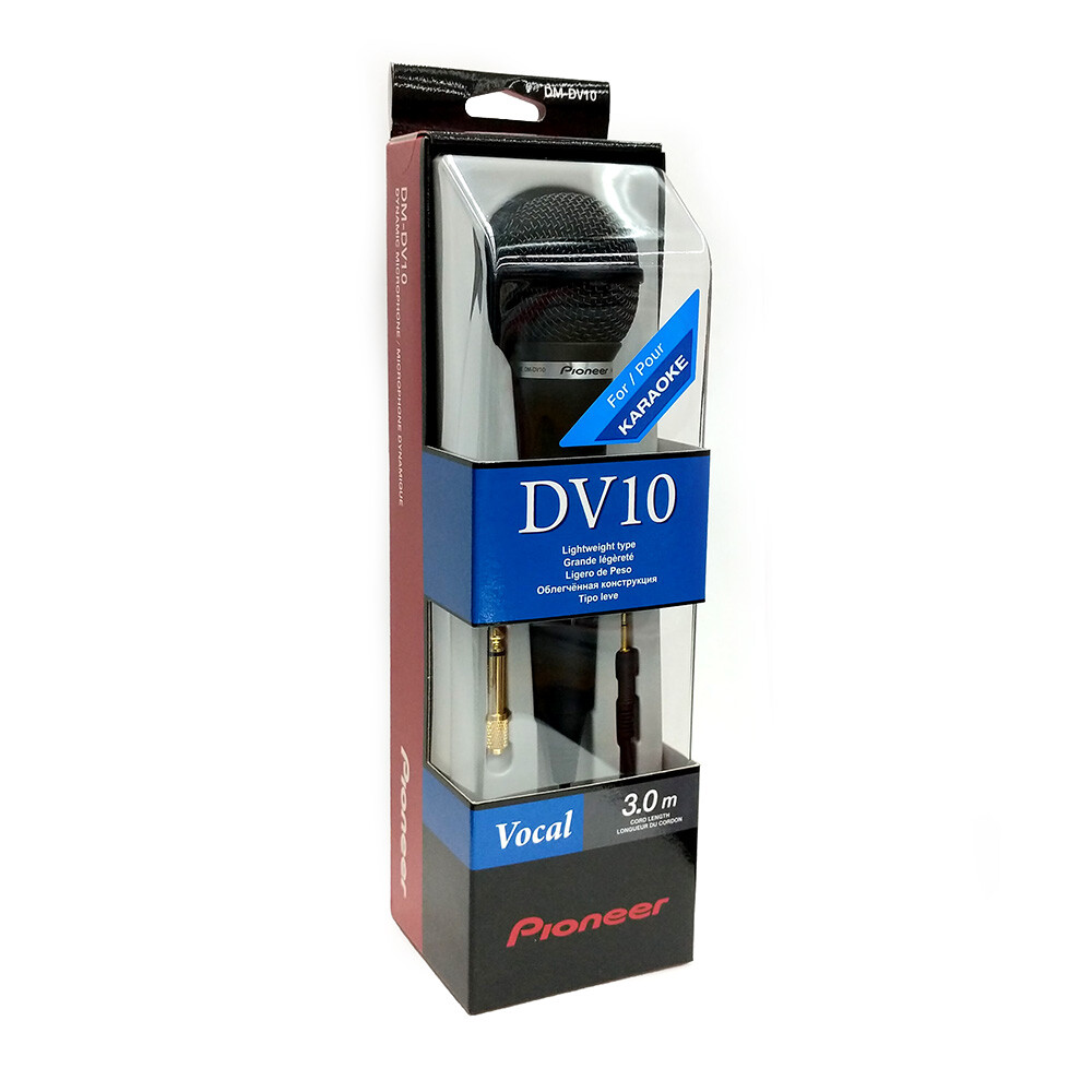 Pioneer DM-DV10 Vocal Stage Performance Wired Microphone Karaoke Mic 2-PACK