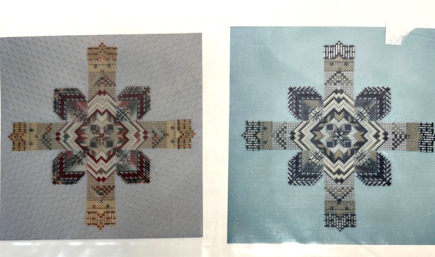 Kriss Cross Needlework Pattern