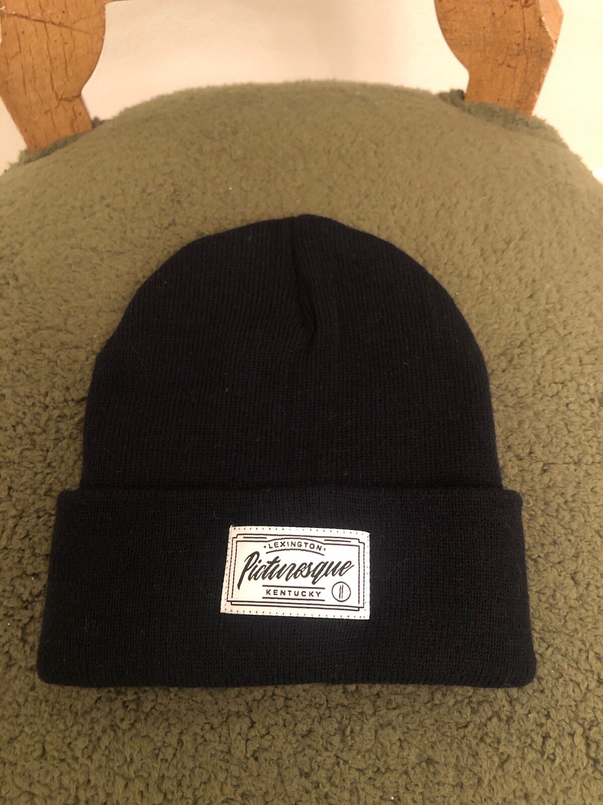Ultra Club Picturesque Lexington Kentucky Black Beanie
