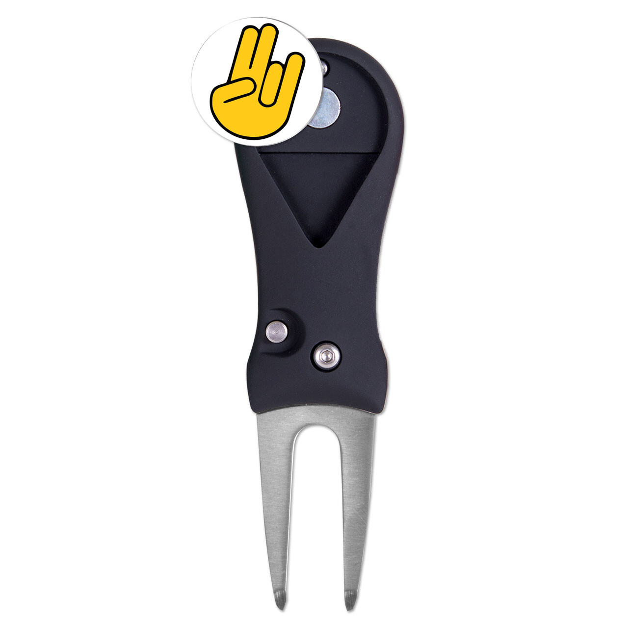 Shocker Hand Sign Golf Ball Marker + Switchblade Divot Tool Novelty