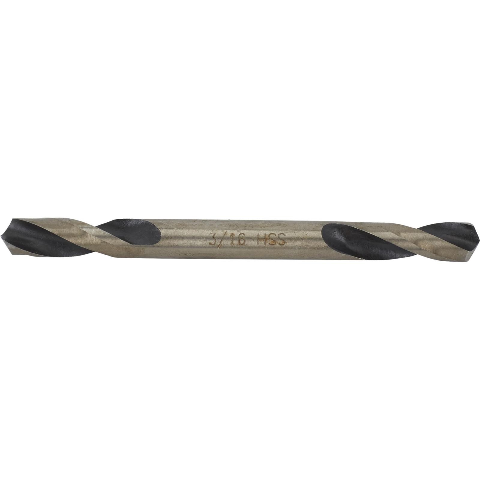Exploding Rivets w/ Double End Drill Bits 3/16 Black Large Head