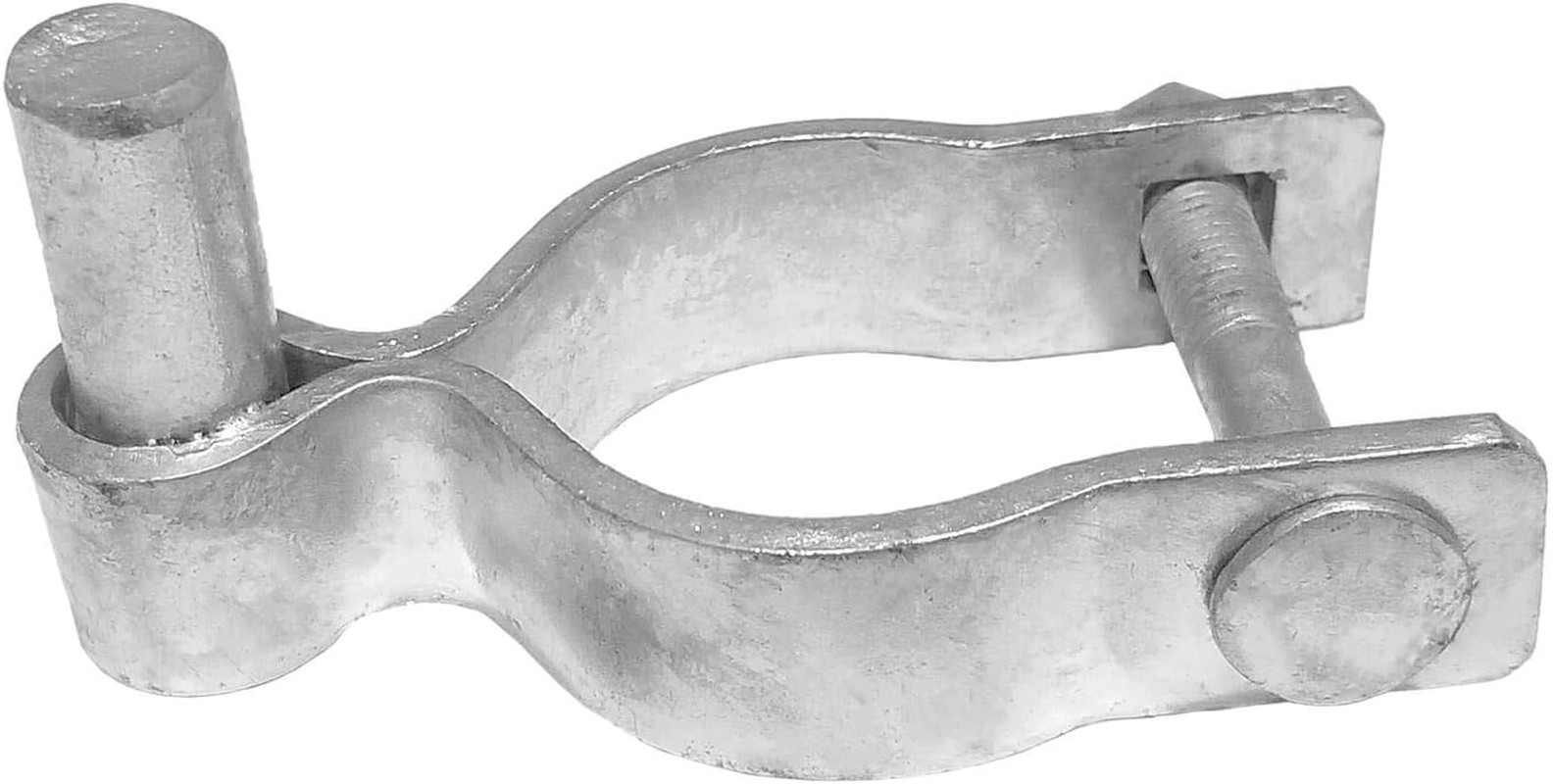 1-3/8" Chain Link Fence Gate Post Hinge - Galvanized Steel - Fits 1-3/8" Pipe/Po